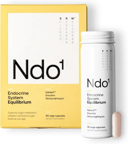 Equilibrio Ndo¹ | Suplemento de apoyo para el azúcar en la sangre | Metabolismo de la glucosa, equilibrio hormonal y envejecimiento saludable |