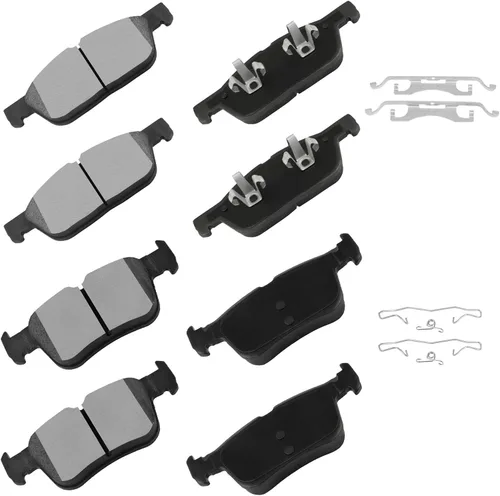Miniatura 17 de cciyu Juego de pastillas de freno delanteras de cerámica profesional D681 para BMW 530i, 97-03 para BMW 540i, 95 97-01 para BMW 740i, 95-01 para BMW