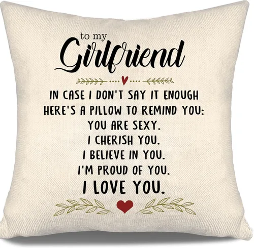 Miniatura 36 de En caso de que no lo diga lo suficiente aquí hay una almohada para recordarte que eres increíble, te aprecio, te quiero. Funda de almohada para tía