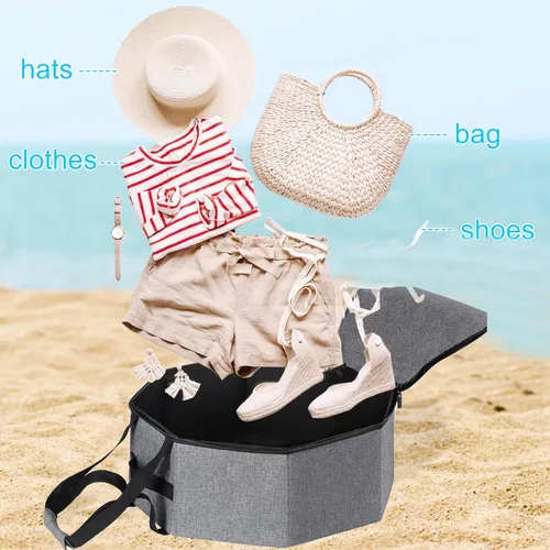 Miniatura 5 de Caja de Almacenamiento de Sombreros, Cajas de Sombreros para Almacenamiento de Mujeres, Soporte de Sombreros Vaqueros para Viajes, Estuche Portador