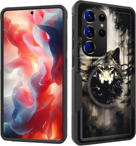Miniatura 33 de Funda magnética para Galaxy A16 5G, [compatible con MagSafe] [protección contra caídas de grado militar] Funda resistente a prueba de golpes