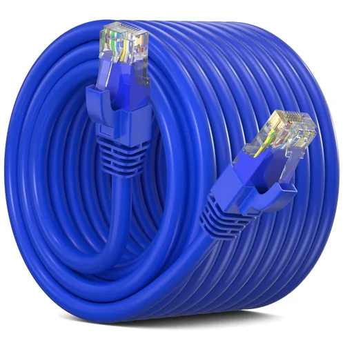 Miniatura 44 de Maximm Cable Ethernet Cat 6, cable de red y conexión de alta velocidad de 100 pies, UTP, 10 Gbps, cable Ethernet de 550 MHz, color negro