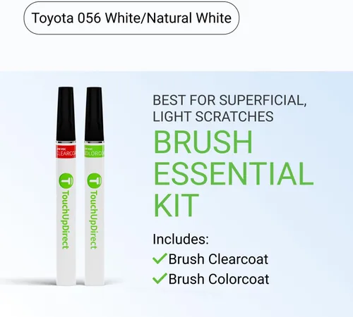 Miniatura 9 de TouchUpDirect - Kit Essential de pinceles para retoque de pintura de automóvil, conciencia exacta con la pintura de color blanco 056 White/Natural