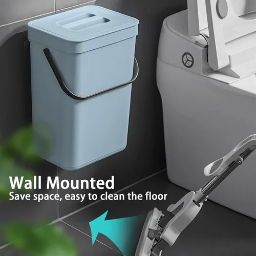Miniatura 5 de stonespace Contenedor de compostaje para cocina, contenedor de compost para debajo del fregadero, sellado en interiores, cubo de compostaje de 3.2
