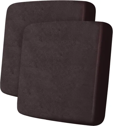 Miniatura 11 de ANARACHON Fundas de cojín de sofá con aspecto de cuero, juego de fundas de asiento de sofá, protector de muebles para sillón seccional, sofá biplaza