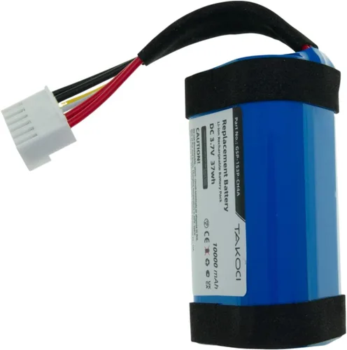 Miniatura 3 de Batería de repuesto compatible con Charge 5, JBLCHARGE5BLUAM, se adapta a la parte número 1AA011NA, GSP-1S3P-CH4A, 3.7V 10000mAh / 37.00Wh