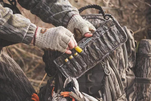 Miniatura 3 de Cupped Waterfowl Shotgun Shell Pack, Neoprene 24 Shotgun Shell Holder with Clips for Waders or Pack