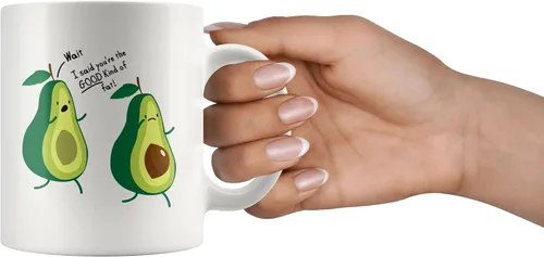 Miniatura 3 de Funny Avocado Lover You're The Good Kind Of Fat Funny Couples Gifts to Wife Girlfriend from Husband Boyfriend Nutritionist Gifts Vegan Vegetarian