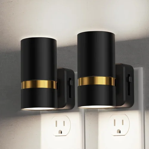 Miniatura 10 de L LOHAS LED Luz nocturna, luces nocturnas enchufables a la pared, sensor de atardecer a amanecer, blanco suave de 3000 K, brillo ajustable, luz