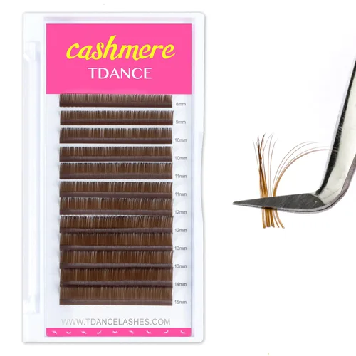 Miniatura 17 de TDANCE - Extensiones de pestañas clásicas, pestañas planas, extensiones de pestañas 0.15mm, rizo D, extensiones de pestañas elípticas, 8-15mm