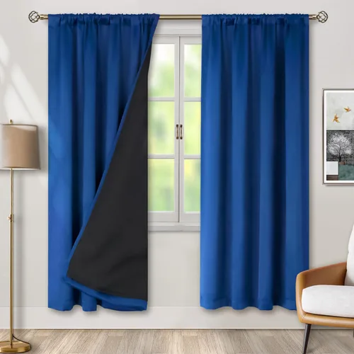Miniatura 26 de BGment - Cortinas opacas para sala de estar de 63 pulgadas de largo, juego de 2 paneles, cortinas para oscurecer toda la habitación, cortinas