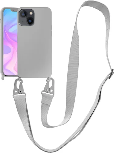 Miniatura 16 de Funda compatible con iPhone 13 con correa, funda cruzada para iPhone con cordón, ajustable, a prueba de golpes, protección contra caídas, funda