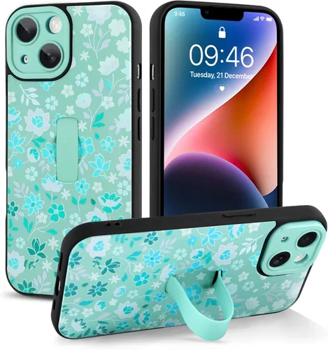 Miniatura 26 de Funda compatible con iPhone 17 Pro Max con correa de mano para los dedos, funda de teléfono con estampado de leopardo y guepardo para mujeres