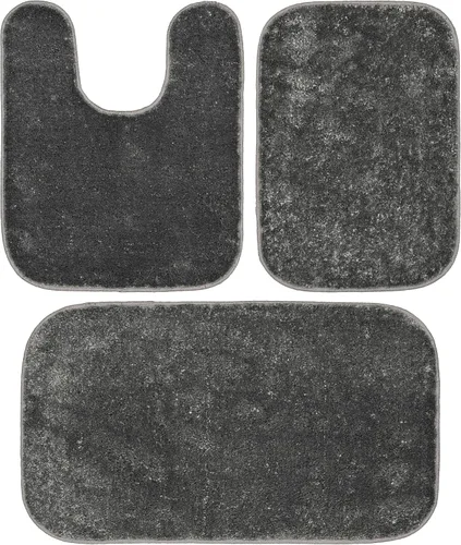 Miniatura 113 de Garland Rug Gramercy - Alfombra de baño rectangular lavable de polipropileno de felpa de 20 x 34 pulgadas, color azul lavabo, suave, absorbente