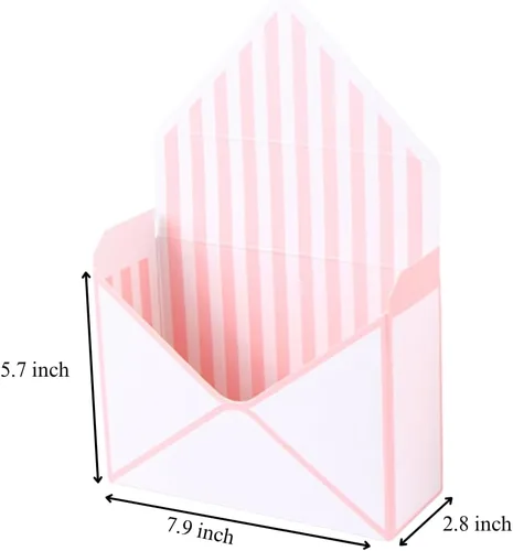 Miniatura 6 de BBJ WRAPS Caja de papel de envoltura de flores, cajas de embalaje de ramo de floristería para suministros de arreglos florales, 5 unidades, 7.9 x