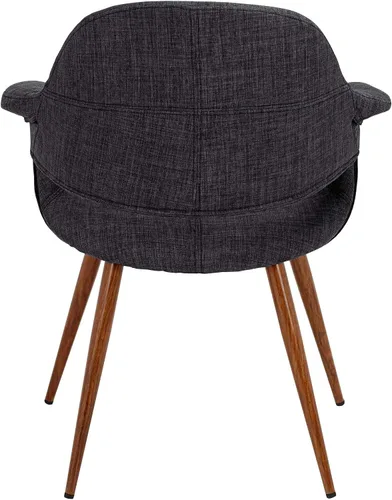 Miniatura 7 de Armen Living Sillón moderno de tela de carbón Phoebe