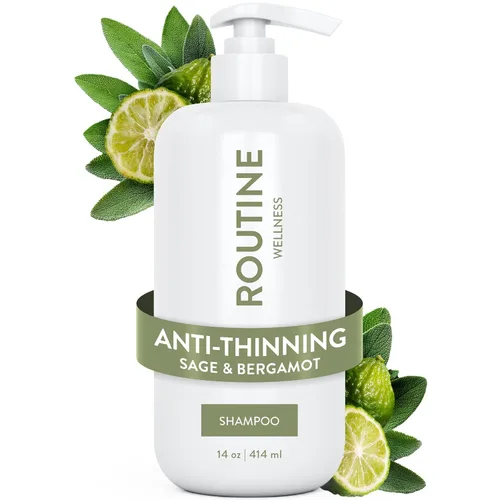 Miniatura 17 de Routine Wellness Champú voluminizador antiadelgazante para adelgazar el cabello y la pérdida de cabello – Aumenta tu confianza con bloqueadores