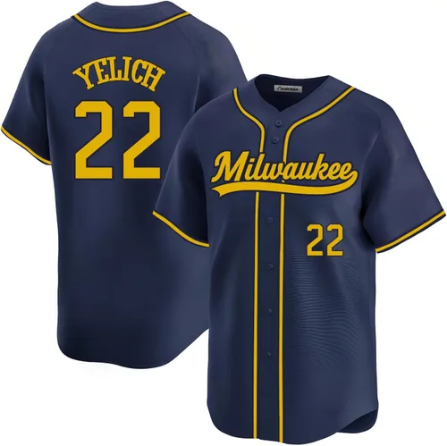 Miniatura 11 de Camiseta cosida de béisbol Milwaukee personalizada para hombres/mujeres/jóvenes para fanáticos de los deportes
