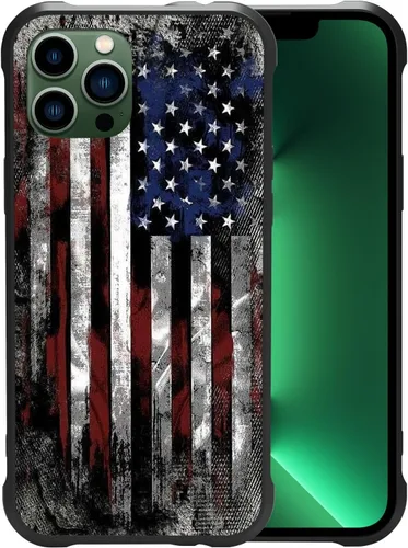 Miniatura 14 de Funda con diseño de ciervo y bandera estadounidense para iPhone 11 Pro Max - Funda protectora de poliuretano termoplástico resistente, antiarañazos