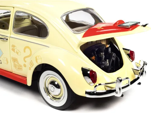 Miniatura 3 de Auto World 1963 Beetle Monopoly Free Parking 1:18 Escala Diecast Vehículo Réplica