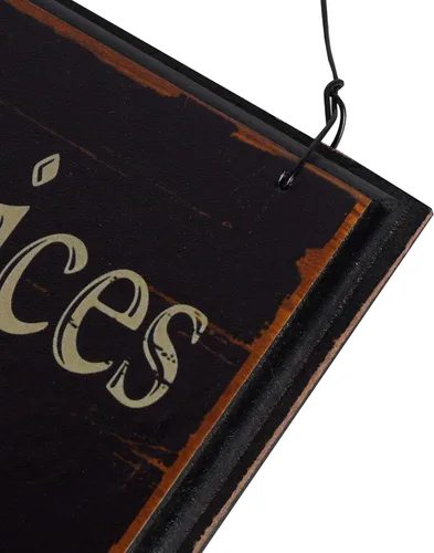 Miniatura 5 de NIKKY HOME Life Is Full Of Choices - Letrero decorativo de madera para pared, con texto en inglés "Remove Your Shoes Or Scrub The Floor", 9.82 x