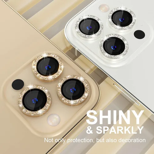 Miniatura 7 de Choiche Compatible para iPhone 16 Pro/iPhone 16 Pro Max Protector de Lente de Cámara, Vidrio Templado 9H Protector de Pantalla de Cubierta de Cámara