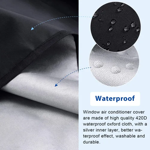 Miniatura 3 de KylinLucky Cubierta de aire acondicionado para ventana exterior, cubiertas de unidad de aire acondicionado para exteriores, 25.5 pulgadas de ancho x