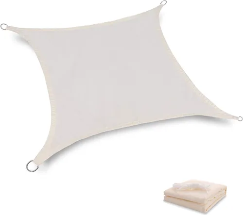 Miniatura 3 de Terylene - Parasol impermeable con protección UV, Blanco leche