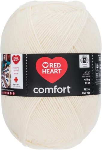 Miniatura 11 de RED HEART Hilo Comfort Shimmers, ópalo blanco