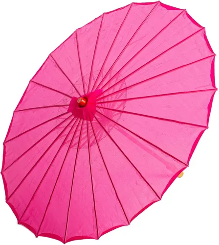 Miniatura 2 de THY COLLECTIBLES Parasol chino japonés de 22 pulgadas para bodas, fotografías, disfraces, cosplay, decoración y otros eventos, color liso