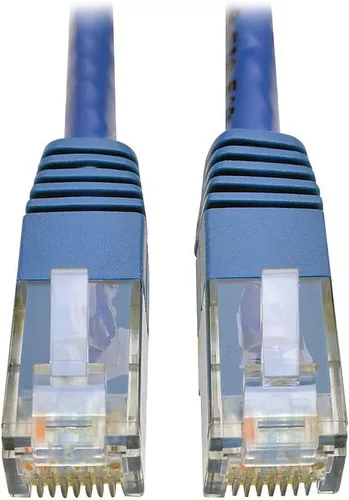 Miniatura 22 de Tripp Lite Cable de conexión moldeado Gigabit Cat6 Cat5e RJ45 M/M 550MHz Amarillo