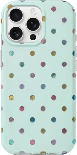 Miniatura 11 de Hython Funda para iPhone Air, diseño estético de lunares lindos, funda simple de 6.5 pulgadas, delgada, antiarañazos, parachoques de TPU suave, a