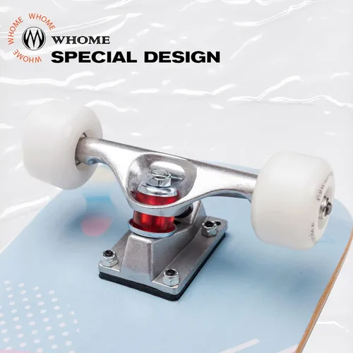 Miniatura 5 de WHOME Pro - Patineta completa para adultos, jóvenes y niños principiantes, de 31 pulgadas, doble patada, cóncava, 8 capas de arce duro alpino