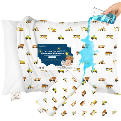 Miniatura 33 de KeaBabies Funda de almohada para niños pequeños de 13 x 18 pulgadas, funda de almohada de algodón orgánico para niños, niñas, funda de algodón suave