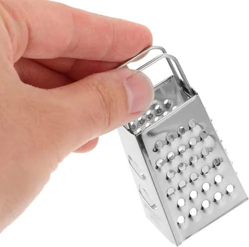 Miniatura 5 de Rallador manual de queso de cuatro lados de acero inoxidable para uso doméstico, utensilios de cocina para rallar frutas de queso