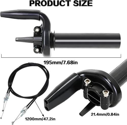 Miniatura 7 de Tubo de acelerador de motocicleta con cable de aceleración para YZ250F 426F 450F / WR250F 426F 450F / CRF150R 150RB 250R 250X 450R 450X / KX250F