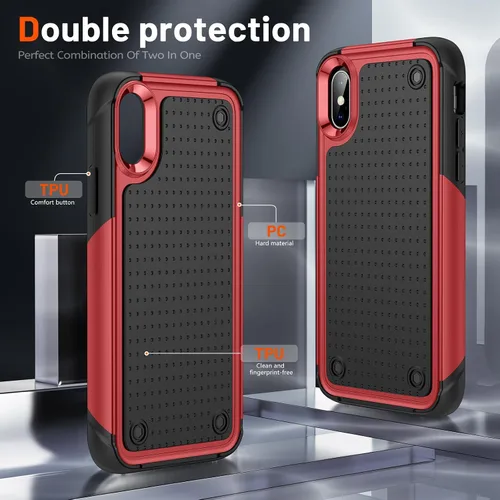 Miniatura 363 de Jeylly Funda para iPhone SE/Funda para iPhone 5S, Exterior de Plástico Duro que Absorbe Golpes + Interior de Silicona de Goma Defensor contra