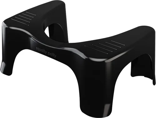 Miniatura 11 de Squatty Potty The Original - Taburete de inodoro de baño, ligero curvo con diseño elegante y moderno, negro, 7 pulgadas