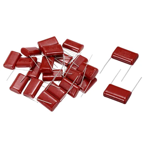 Miniatura 10 de uxcell 120 condensadores de película de polipropileno metalizado CBB22 630V 104J 5% de tolerancia