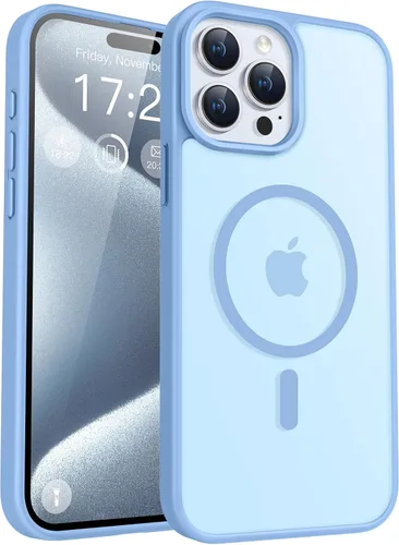 Miniatura 44 de Funda para teléfono Google Pixel 9 Pro XL, Compatible con Magnético, Protección contra Caídas de Grado Militar Translúcida Mate Resistente a Golpes