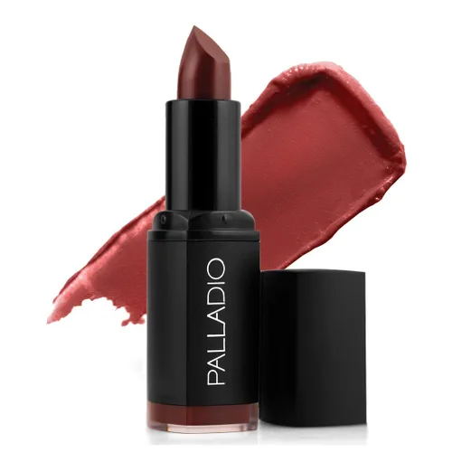 Palladio Lápiz labial mate a base de hierbas, cremoso y cobertura completa, lápiz labial mate de larga duración, Chianti Chianti refinado