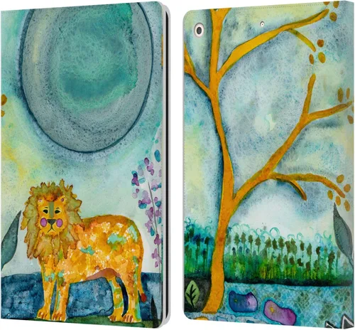 Miniatura 27 de Head Case Designs Wyanne - Funda de piel con licencia oficial de Wyanne Blue Watercolour Bear Animals 2, compatible con Apple iPad 10.2