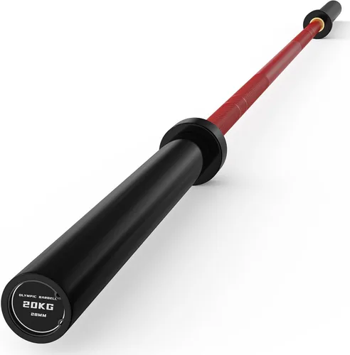 Miniatura 18 de PAPABABE 7FT Olympic Barbell 45 lb Barbell 2 INCH 1000lbs/1500lbs Capacity Olympic Bar with Moderate Knurling For Squats Curls Deadlifts