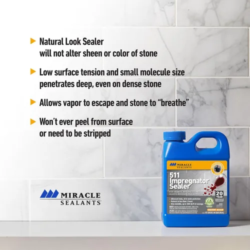 Miniatura 5 de Miracle Sealants - Sellador impregnante y penetrante, un cuarto de galón 511QT6 511