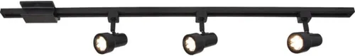 Miniatura 3 de Kit de iluminación de riel lineal LED integrado negro de 3 luces de 44 pulgadas