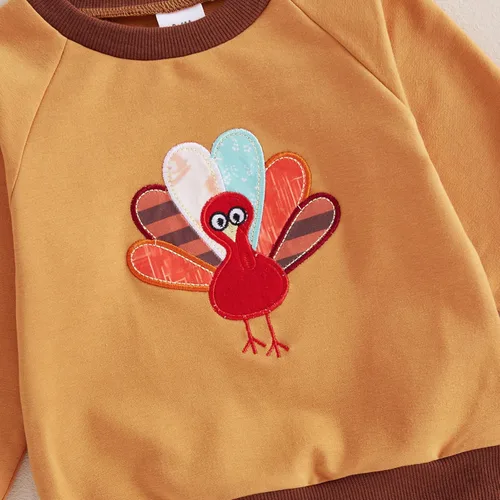 Miniatura 11 de BemeyourBBs Conjunto divertido de sudadera y pantalones de manga larga con letras divertidas para bebé niño y niño