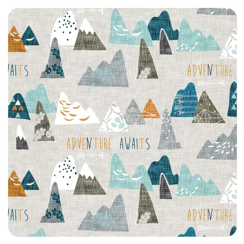 Miniatura 9 de BapronBaby Adventure Awaits - Tapete impermeable para debajo de sillas altas, suelos, mesas, tiempo de juego o artes y manualidades, lavable a