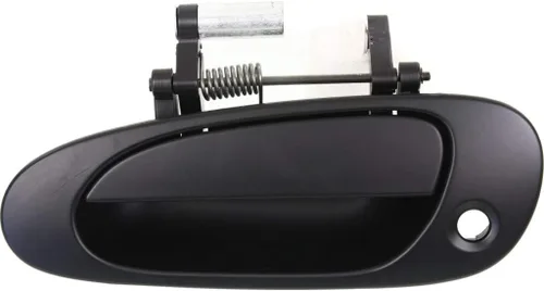 Miniatura 2 de KarParts360 Para Honda Civic 2002 2003 2004 2005 Manija de puerta exterior delantera, lado del conductor, negro liso con orificio para llave