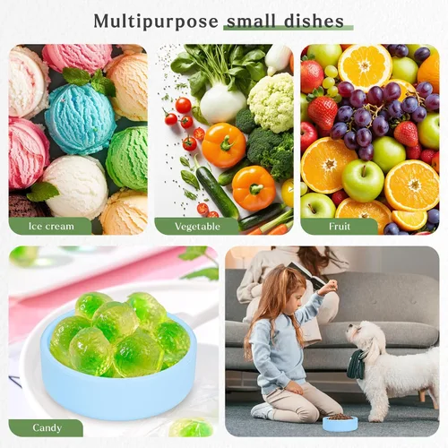 Miniatura 4 de Moldes de silicona para mordeduras de huevo, 2 piezas para freidora de aire y bandeja para hacer huevos para microondas, 4 pulgadas, reutilizable