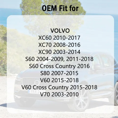 Miniatura 2 de Tapa de llenado de depósito de combustible SUKECA 31392044 para Volvo XC60 XC70 XC90 S60 Cross Country S80 V60 V70 2003 2004 2005 2006 2007 2008